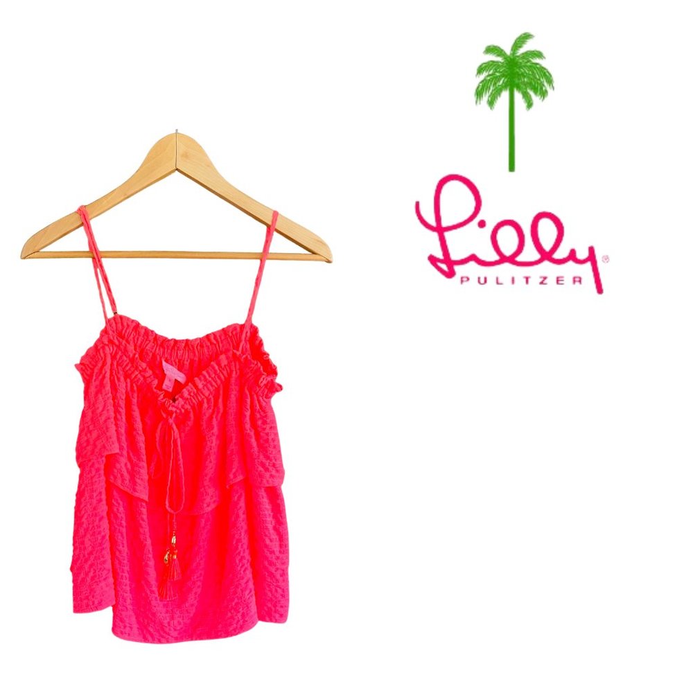 NWT Lilly Pulitzer Mays Top Tank Coral Reef